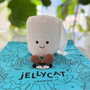Jellycat Amuseables Toilet Roll Rare HTF NWT Authentic